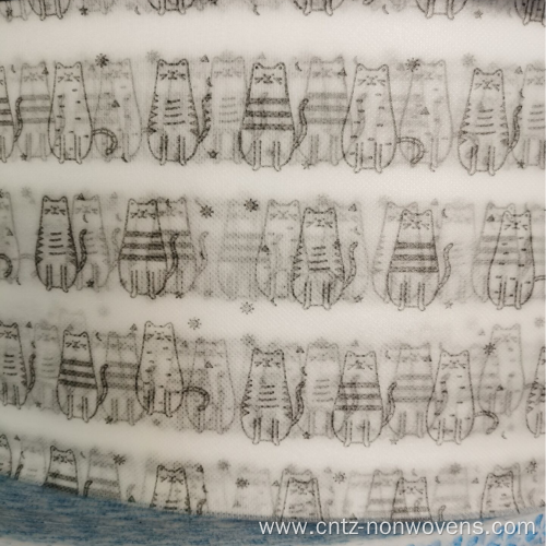 Printed Spun-Bonded Nonwoven Fabric